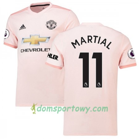 Koszulka Manchester United Anthony Martial 11 Wyjazdowe Koszulki Piłkarskie 2018-2019 Krótki Rękaw